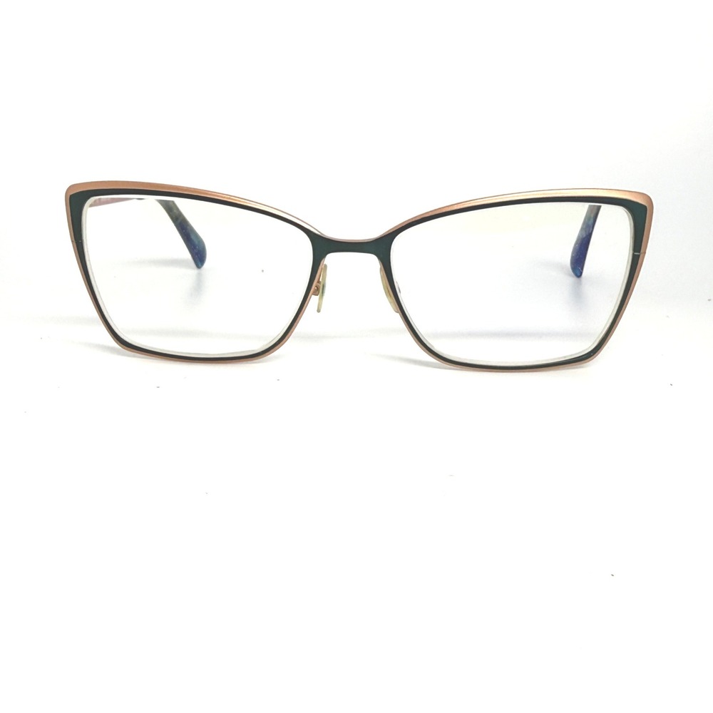 OGI Polar Plunge EMLD Eyeglasses Frames Rose‎ Gold Emerald Green 54-16-145 21530
